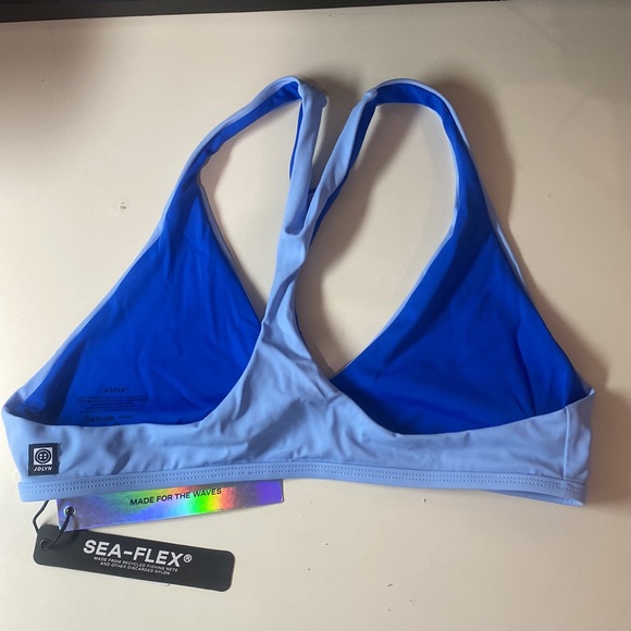 NWT JOLYN Aster Bikini Top, L, SKY - Picture 5 of 5